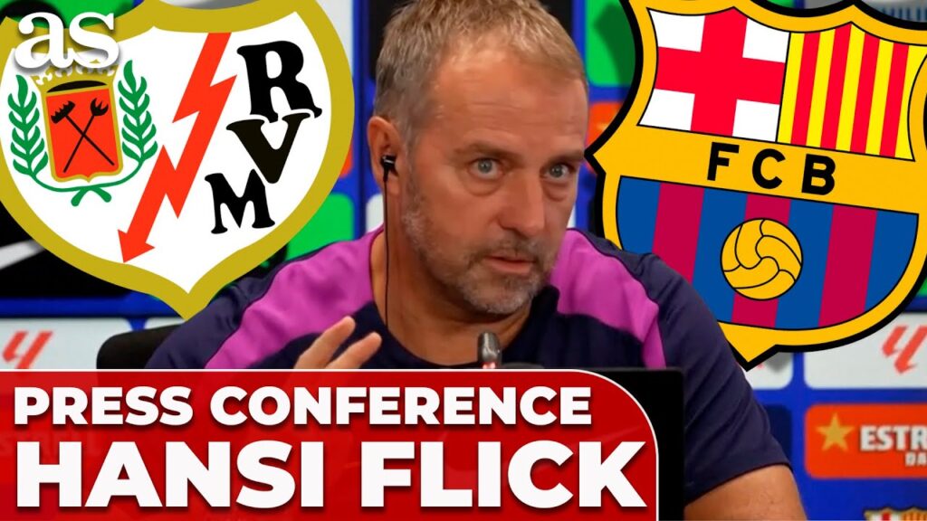 HANSI FLICK, PRESS CONFERENCE TODAY ahead of RAYO VALLECANO vs. FC BARCELONA in LALIGA