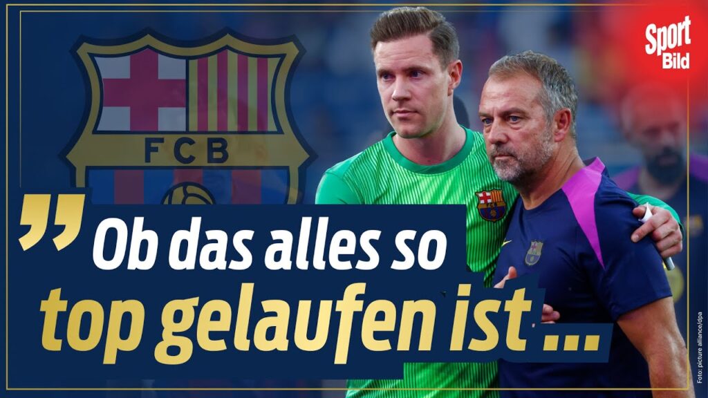 FC Barcelona: Hansi Flick gesteht Fehler bei ter Stegen ein | SPORT BILD Award 2025