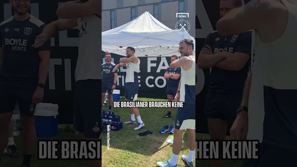 Füllkrug ist neuerdings Brasilianer! 😂 #füllkrug #westham #fußball #shorts