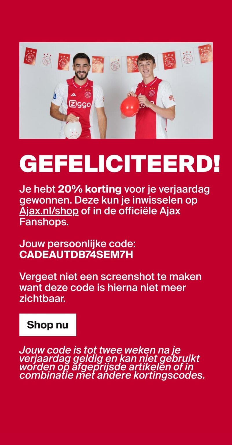 Another 20% birthday discount!