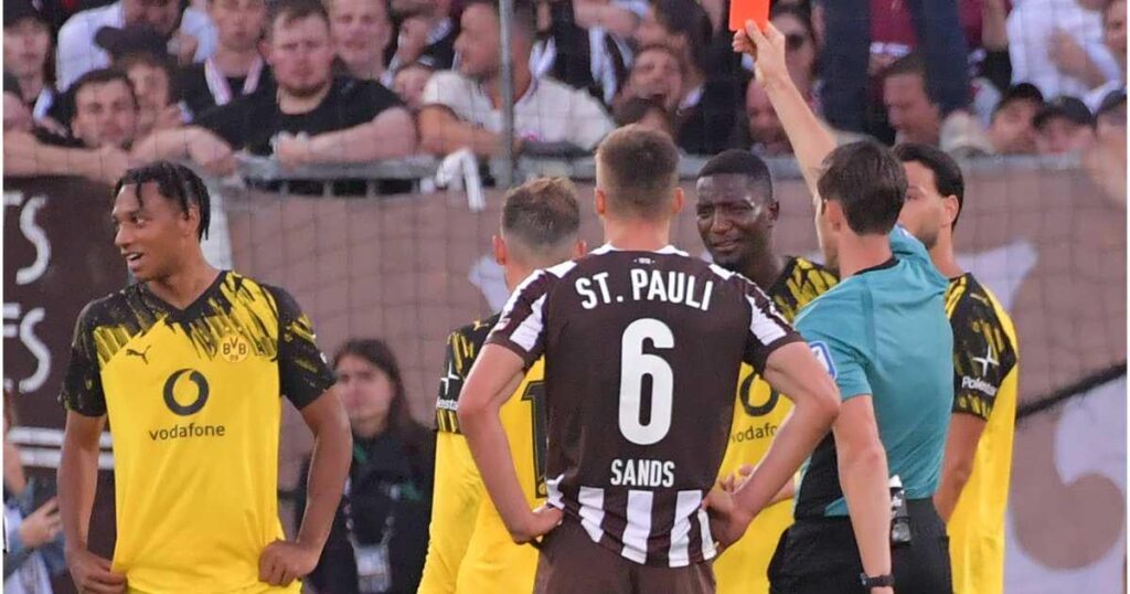 Mane to be suspended for one game after his red card against St. Pauli