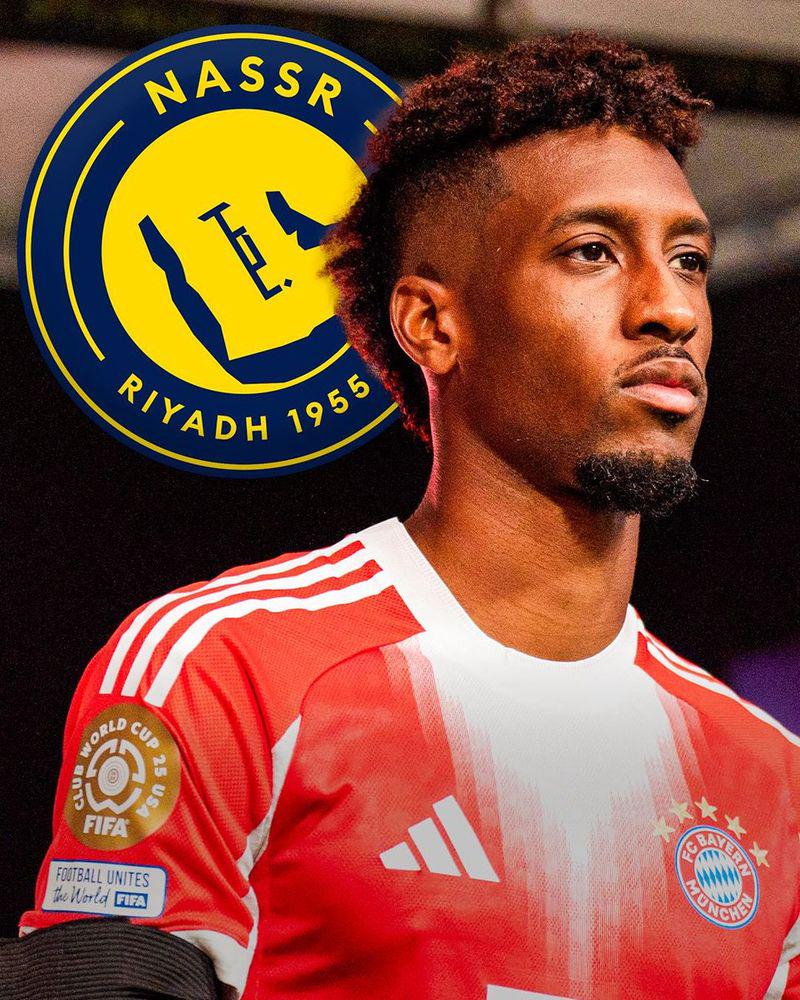 Fabrizio Romano: Al Nassr open talks to sign Kingsley Coman from FC Bayern! Club to club negotiations started as Coman is now top target for Al Nassr at winger position.