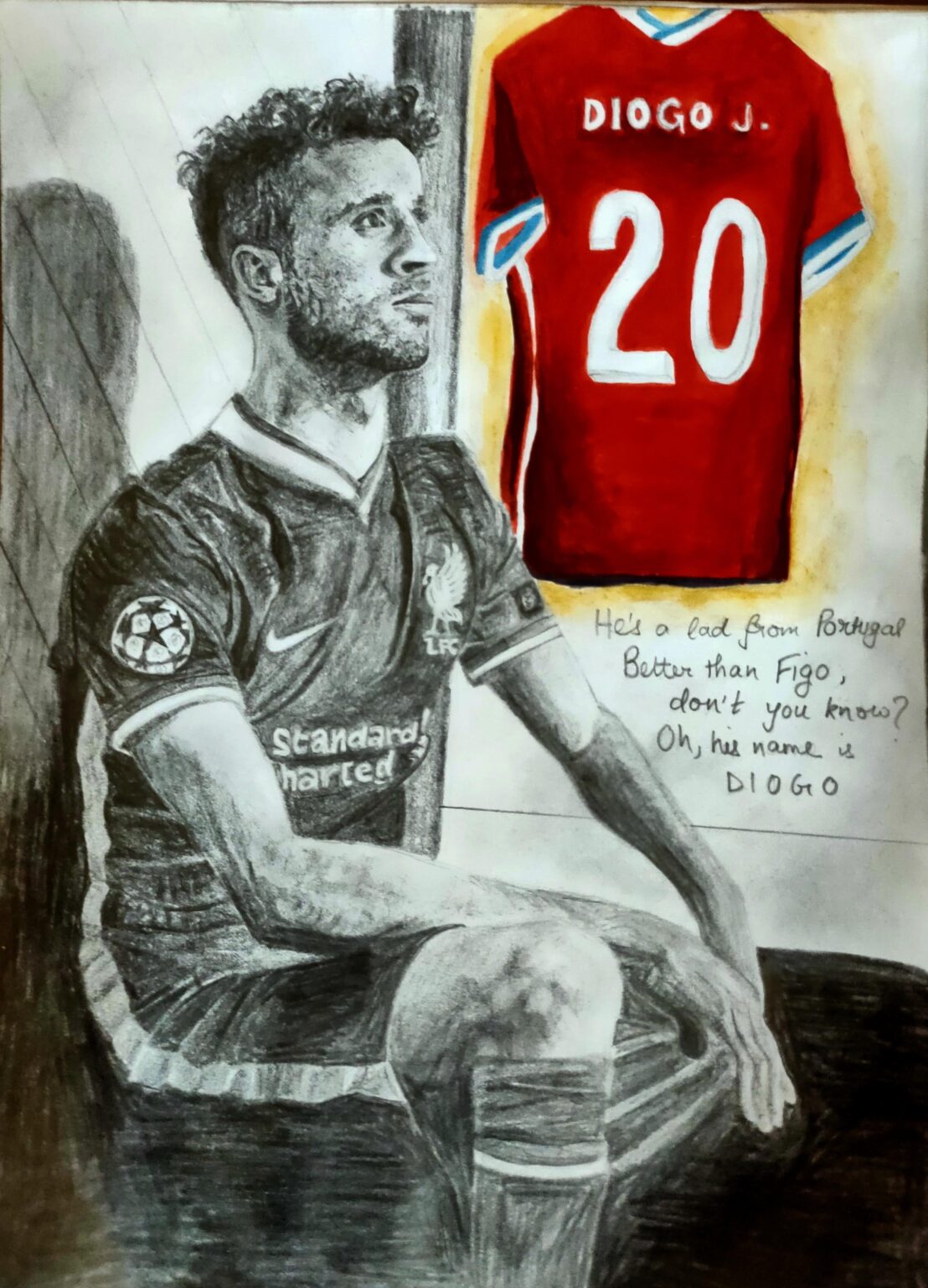I'm really sorry, I'm extremely late. But still, this is my humble tribute to Diogo Jota. Rest in peace, legend.