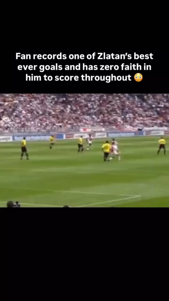 De Zlatan goal vanuit een andere hoek