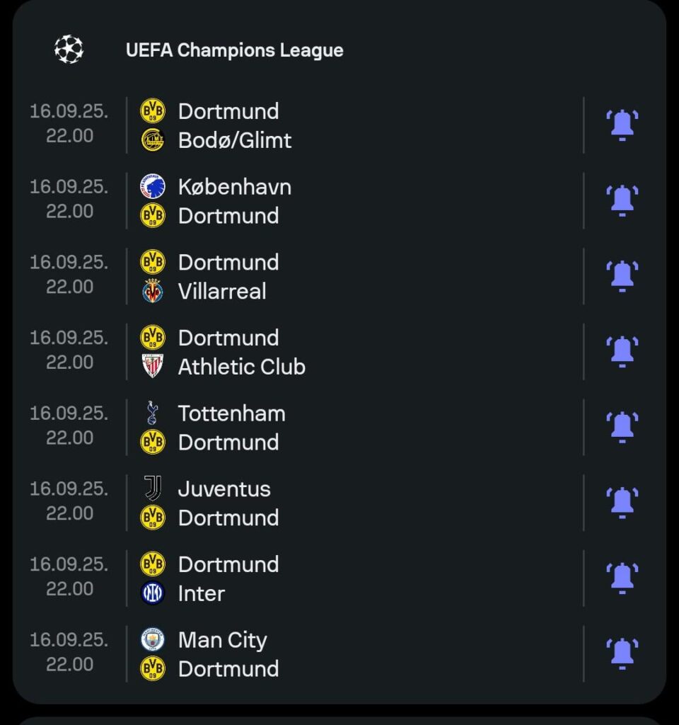 Our tight upcoming Champions League schedule