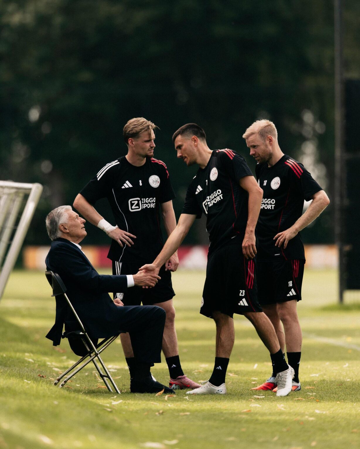 Paying respects to Mr. Ajax