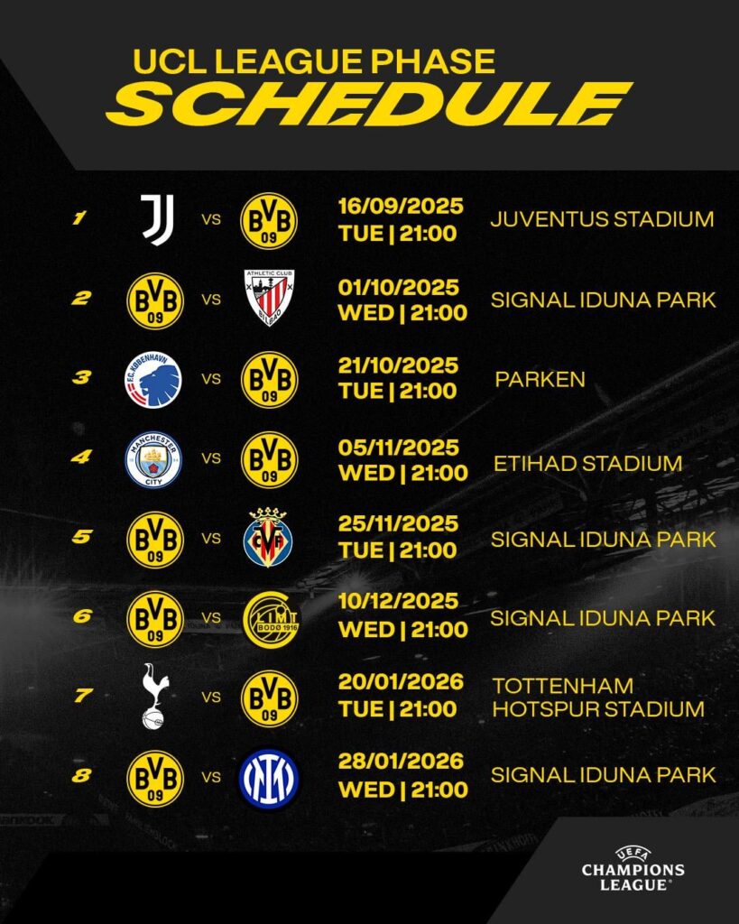 Our UCL fixtures
