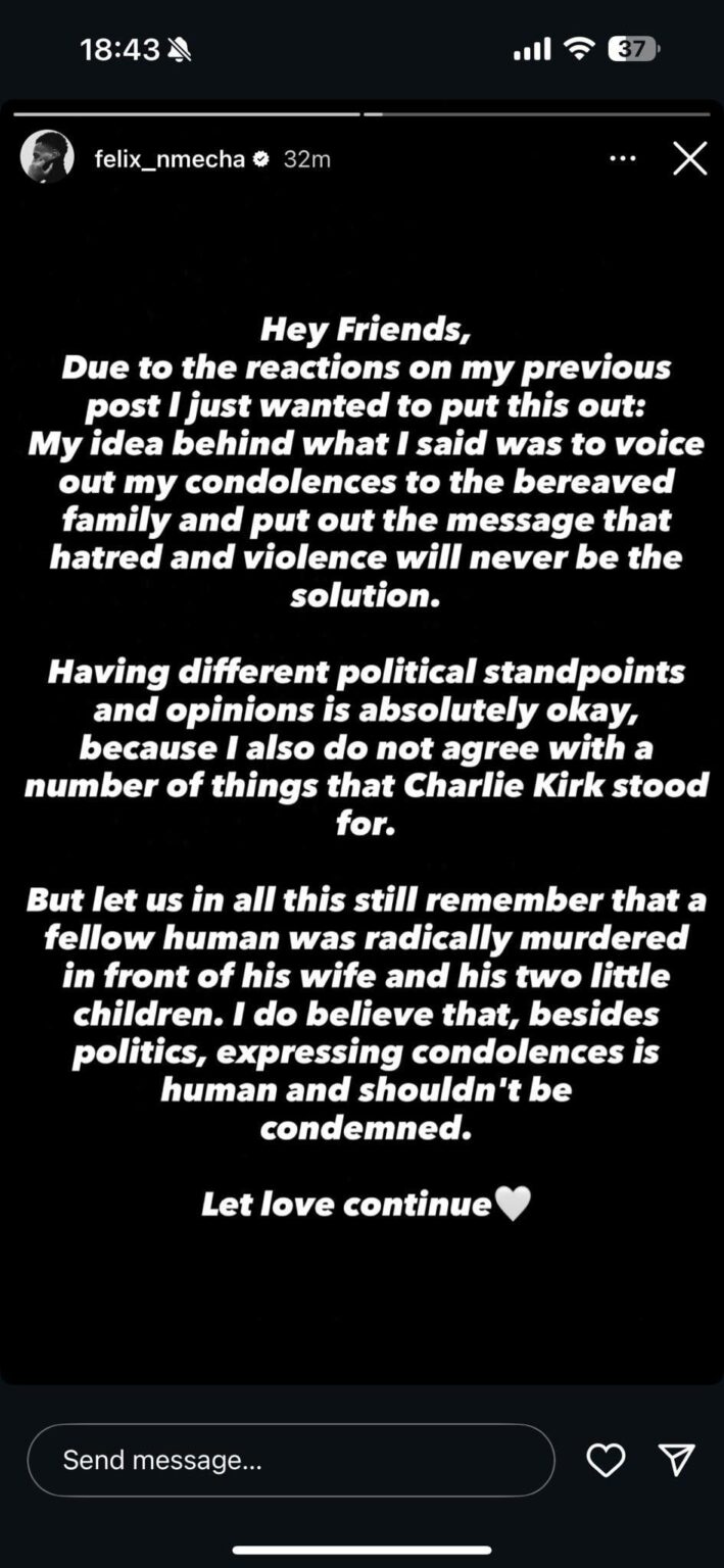 Nmecha on instagram (again)