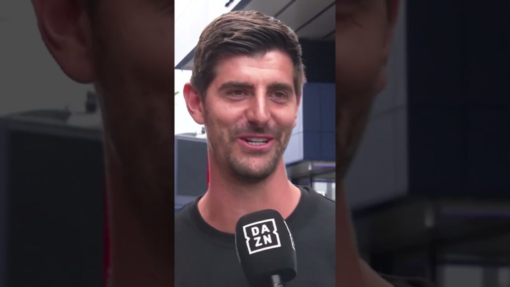 Courtois está deseando subirse a un coche en cuanto se retire 🤣