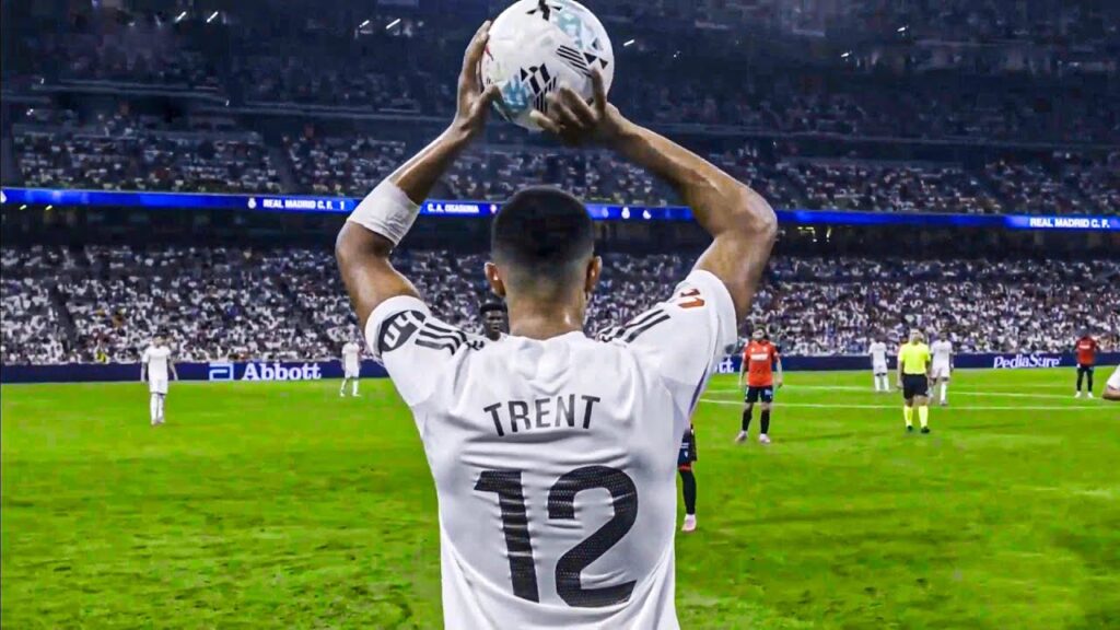 Trent Alexander-Arnold Laliga Debut for Real Madrid vs Osasuna