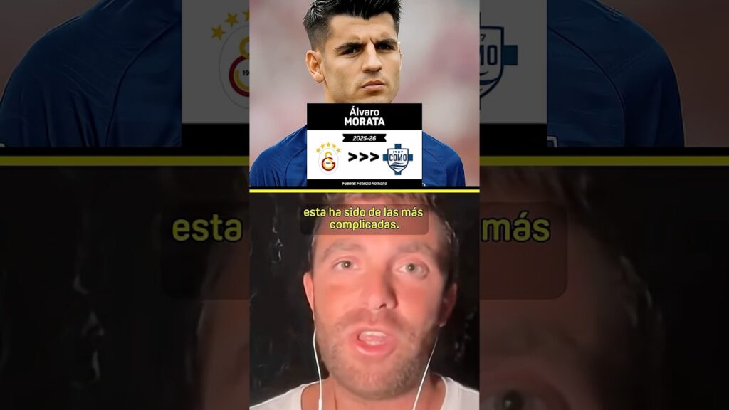 Fabrizio Romano: “Álvaro Morata será NUEVO jugador del COMO” 🔥😳