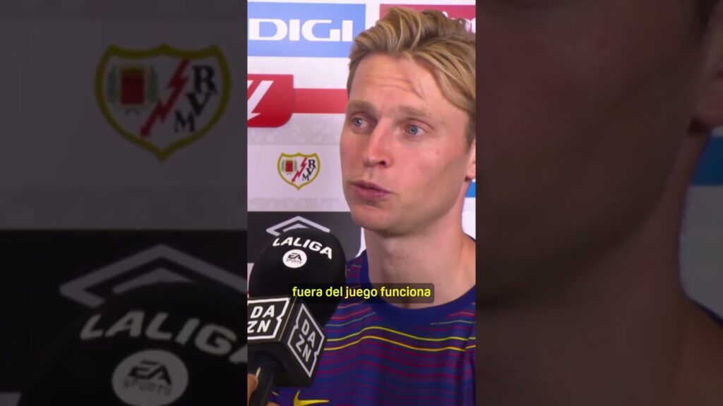 Frenkie de Jong sobre la polémica con el VAR en el FC Barcelona vs Rayo Vallecano