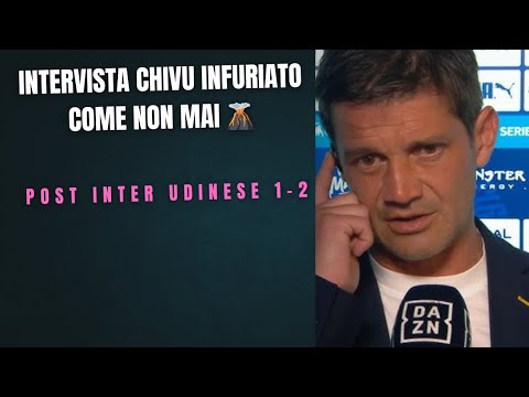 INTERVISTA CHIVU post INTER UDINESE 1-2💥💣
