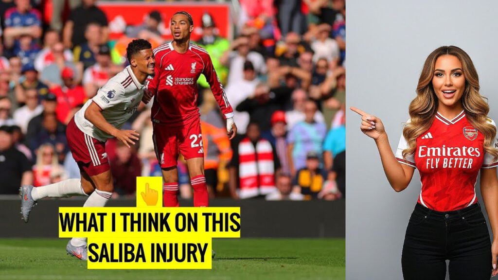 Saliba Injury by Ekitike in Liverpool vs Arsenal 🚑 My Reaction