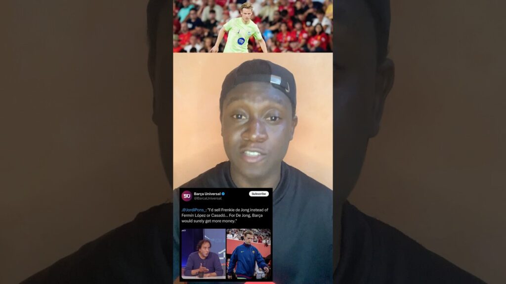 Frenkie De Jong Is Important And Shouldn’t Be Compared To Casado