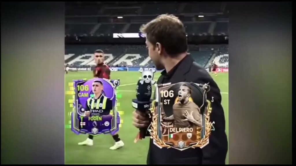 When Phil Foden faced del piero💪
