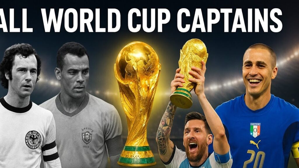 FIFA World Cup 🏆 All Winning Captains (1930–2022) | Legendary Leaders of Football