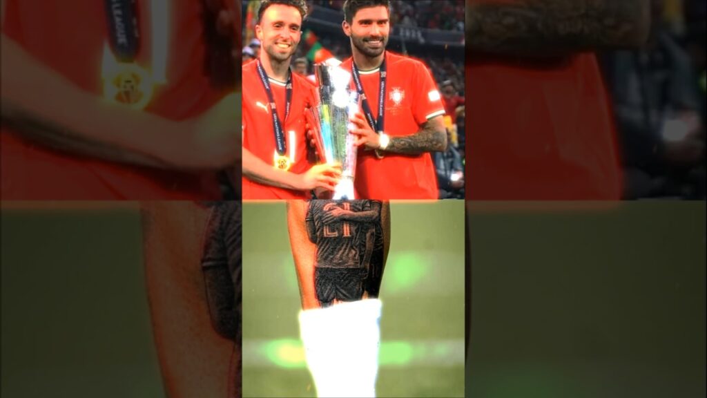 Rubén Neves has inked a new tattoo as a tribute to his best friend, Diogo Jota ❤️ #love #diogojota