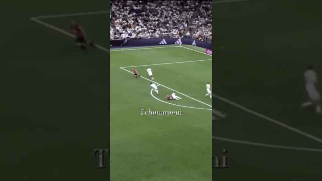 TCHOUAMENI TACKLE 🤍🔥#shortvideo #short #shorts #realmadrid #like #share #subscribe