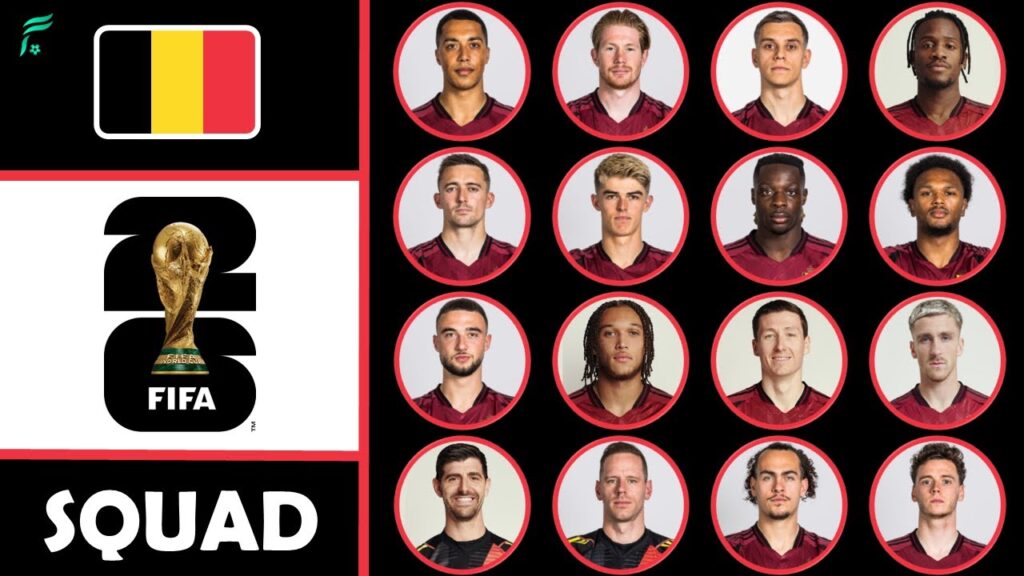 🔴⚫️ [OFFICIAL] BELGIUM 🇧🇪 SQUAD for FIFA World Cup 2026 Qualifiers UEFA in September 2025