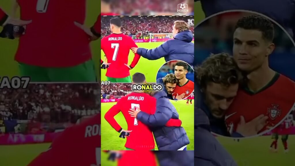 The Beautiful Respect Between Griezmann & Ronaldo❤️#shorts #football