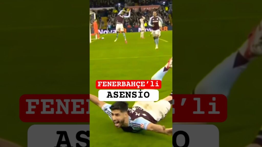 MARCO ASENSİO Fenerbahçe ‘de 🔥