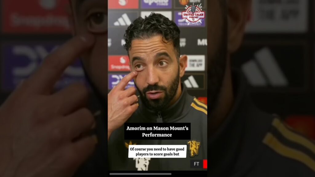 Ruben Amorim's thoughts on Mason Mount | #MUFC #manunited #manutd #premierleague #rubenamorim #EPL
