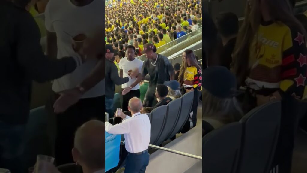 ÉDER MILITÃO E TAINÁ CASTRO ESTÃO NA CASA! Casal chega ao Maraca para assistir ao jogo do Brasil!