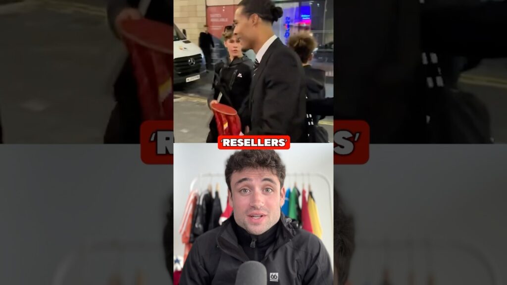 Van Dijk Refusing to sign Shirts for Resellers 👏