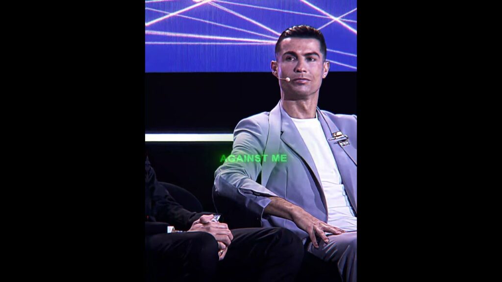 Ronaldo smile Courtois interview...😂