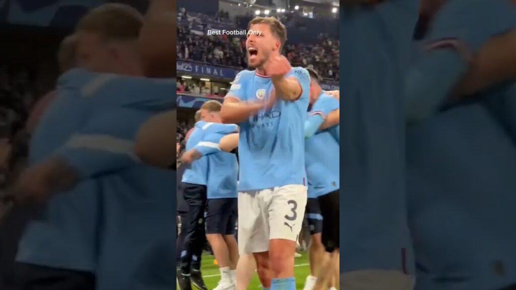"Rúben Dias: full of emotion and joy after the victory of UCL" #mancity #rúbendias #rubendias