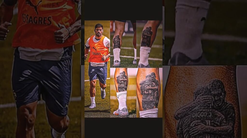 Ruben Neves New Tattoo For Diogo Jota 💔❤️‍🩹 Respect #shorts