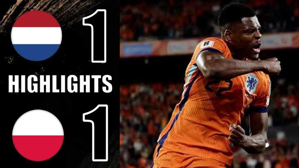 HIGHLIGHTS | Netherlands 1 - 1 Poland | 2026 World Cup Qualifiers - Denzel Dumfries Goal