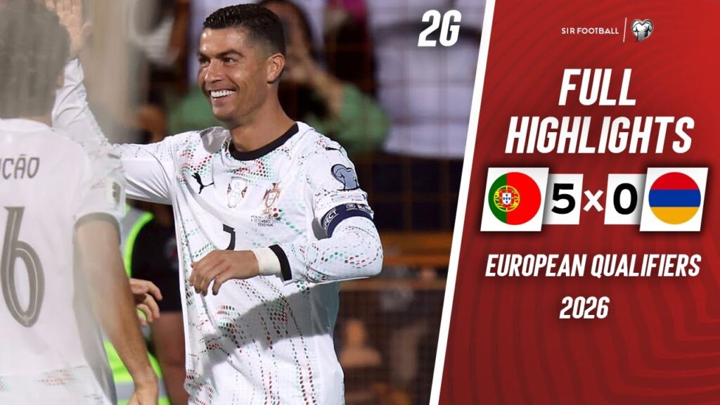 Armenia vs Portugal 0-5 • Highlights & All Goals • Cristiano Ronaldo 2 Goals