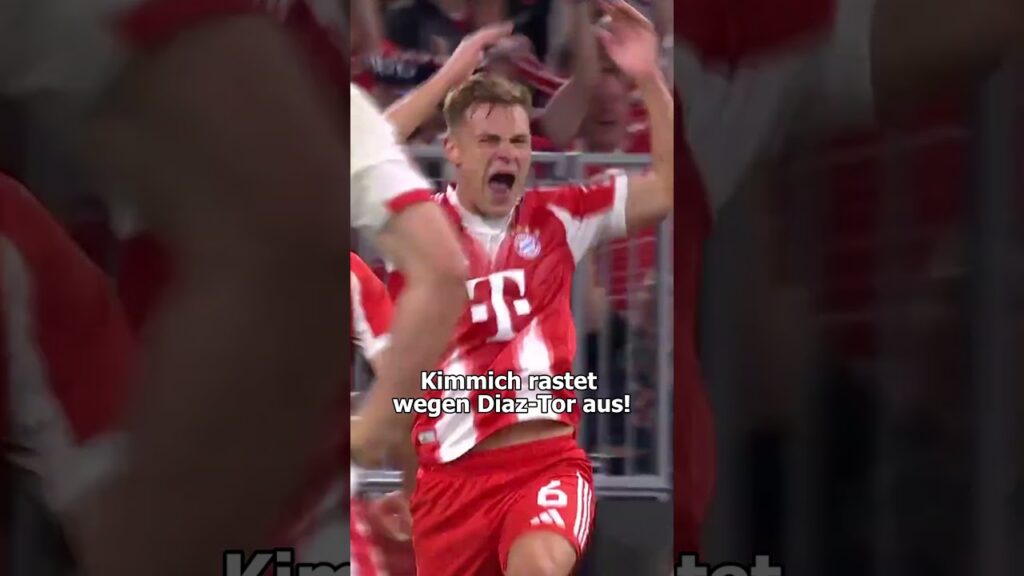 Kimmich rastet wegen Tor aus! #bundesliga #buliclip #ausraster