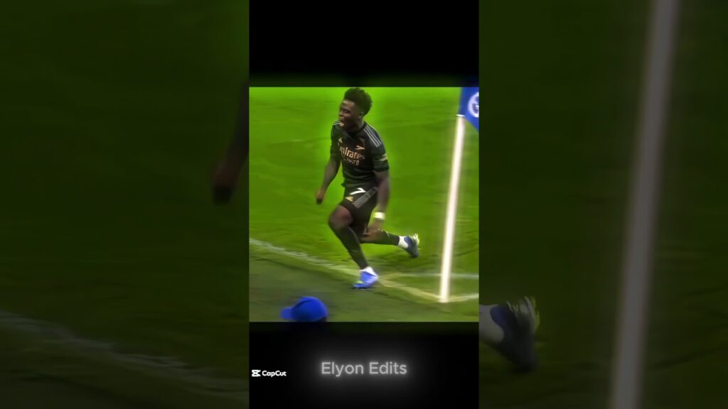 Bukayo Saka - Incredible skills at Arsenal FC #football #footballedits #arsenal
