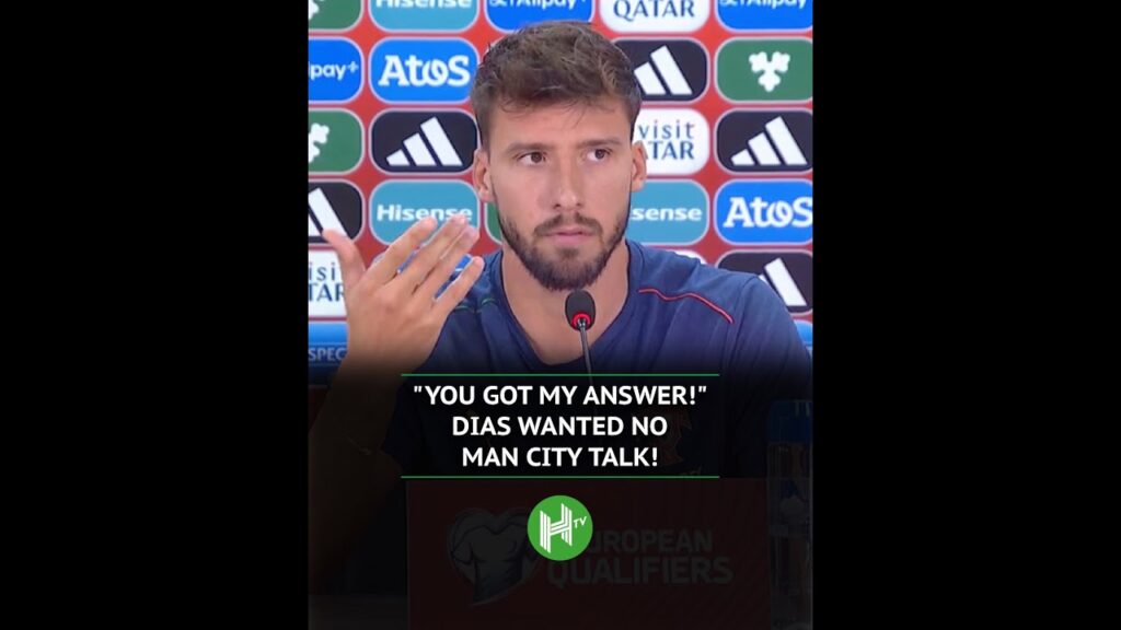 Ruben Dias wanted NO Man City talk 😳