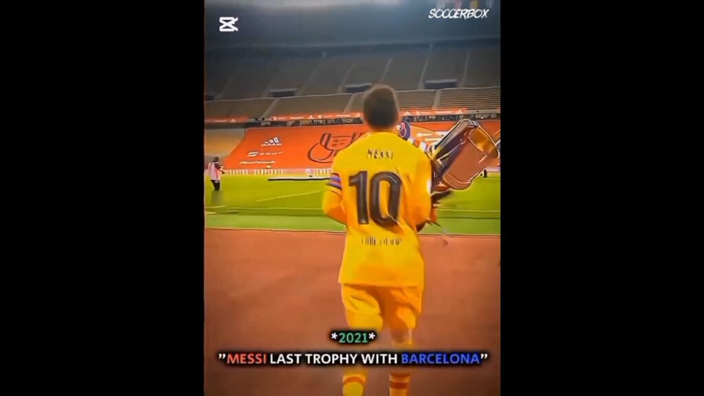 The Heartbreaking Farewell Trophy of Lionel Messi