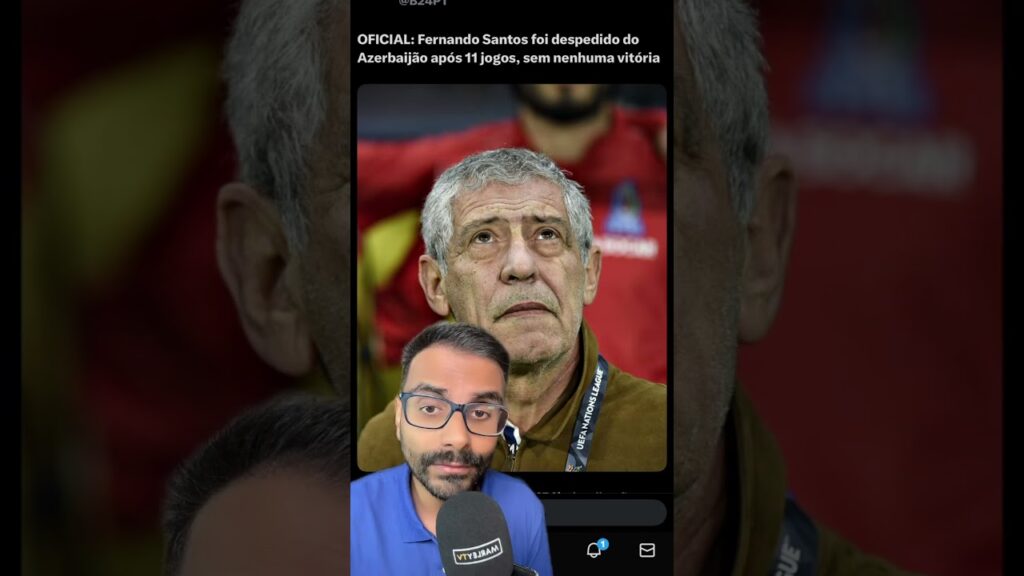 Fernando Santos despedido da seleção do Azerbaijão 😱#futebol #selecao #fernandosantos #portugal