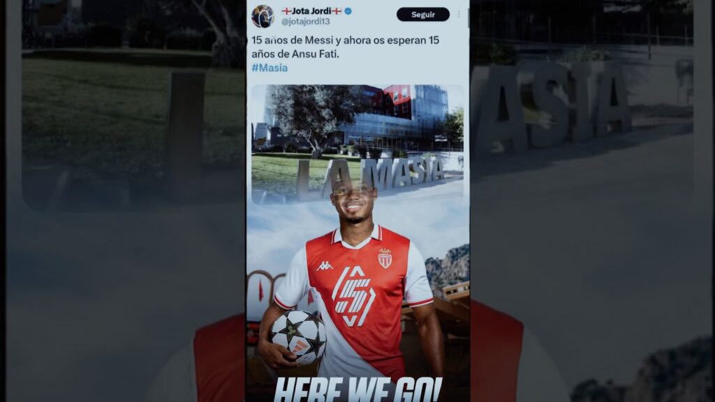 OTRO HIT DEL CORNUDO DE ESPAÑA, JOTA Jordi “ANSU FATI EL NUEVO MESSI”😂😭 #messi #ansufati