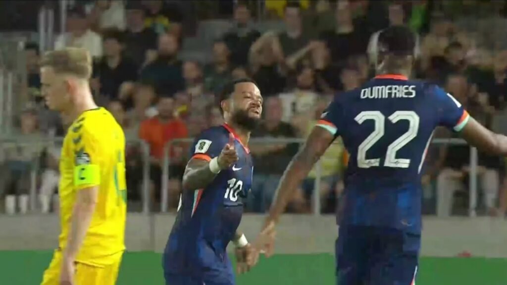 Memphis Depay Double Goal, Denzel Dumfries Assist, Lithuania vs Netherlands 2-3, FIFA World Cup 2025
