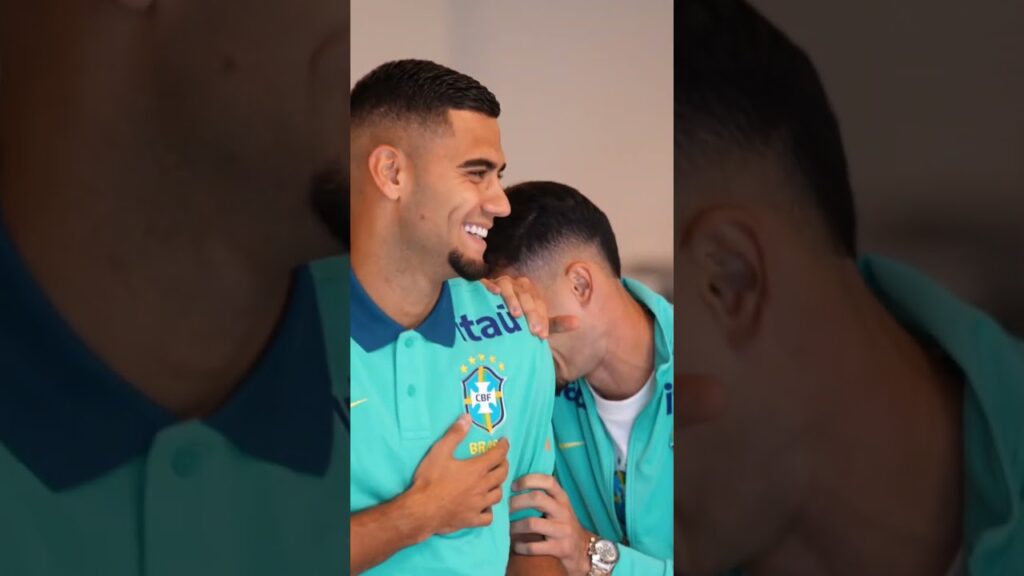 Andreas Pereira chegou e foi recebido por Gabriel Martinelli