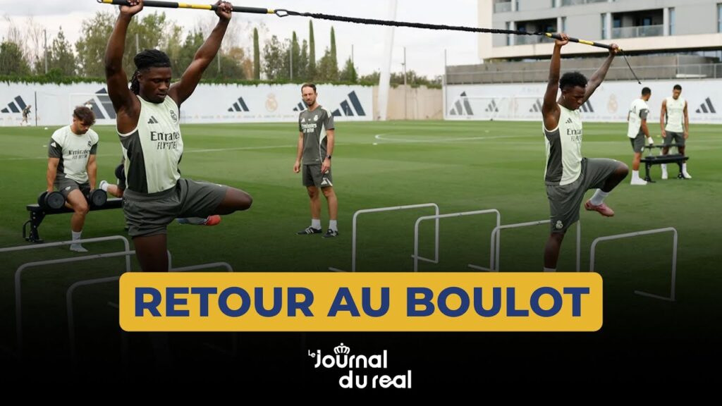 BELLINGHAM ET CAMAVINGA SONT DE RETOUR ! LE PREMIER ENTRAÎNEMENT DU REAL MADRID APRÈS LA TRÊVE