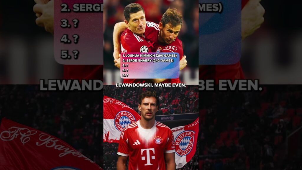 Can Leon Goretzka name the players he’s played with the most? 🤔 Can Leon Goretzka name the players he’s played with the most? 🤔
