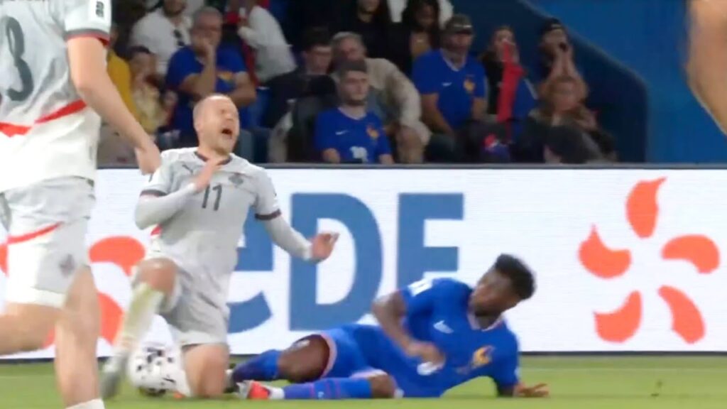 Aurélien Tchouaméni Red Card, Bradley Barcola Goal, France vs Iceland2-1, UEFA World Cup Qualifiers