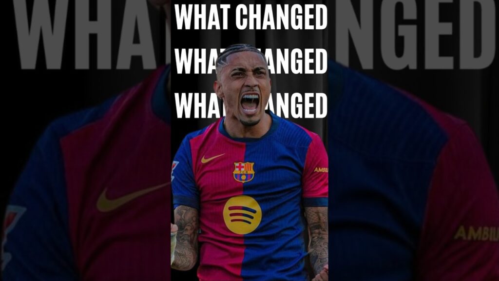 How Flick Unlocked the Real Raphinha 🔓🔥  #Raphinha #HansiFlick #Barcelona #BarcaShorts