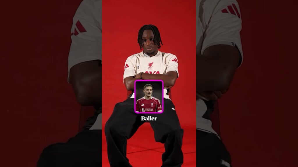 Liverpool word association with Jeremie Frimpong 🗣️