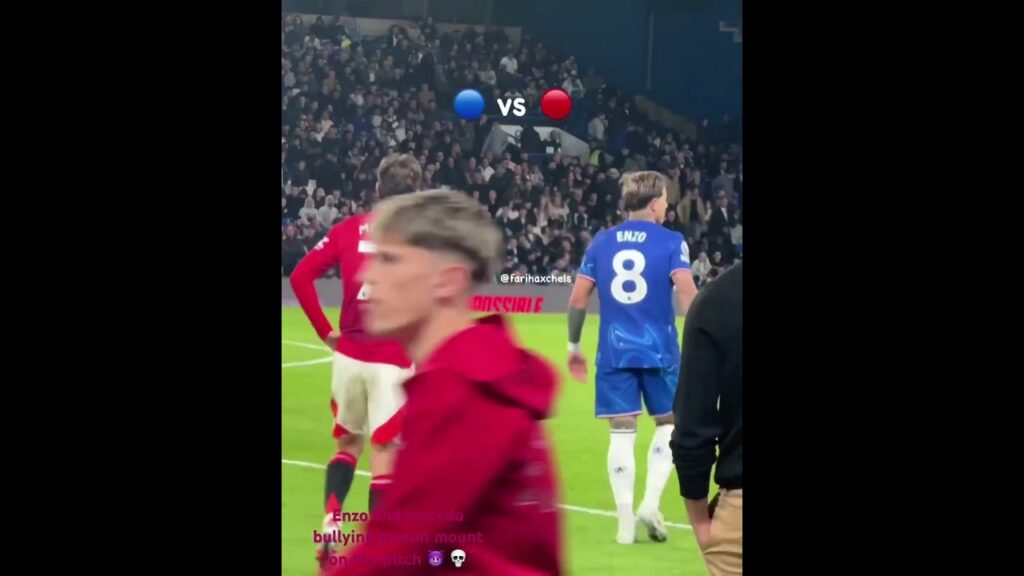 Enzo and caicedo bullying mason mount on the pitch 😈 💀 #chelsea #cfc #palmer #masonmount #enzo