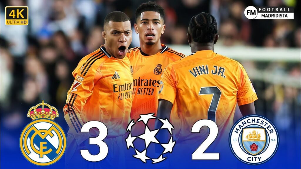 Manchester City 2-3 Real Madrid | Extended Highlights | UEFA Champions league