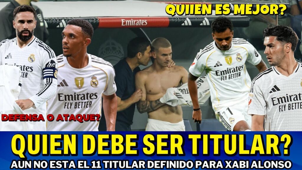 EL 11 IDEAL del REAL MADRID ¿RODRYGO, MASTANTUONO o BRAHIM? ¿CARVAJAL o ALEXANDER-ARNOLD?